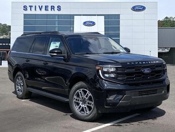 2025 Agate Black Metallic Ford Expedition Max Active Automatic RWD EcoBoost 3.5L V6 GTDi DOHC 24V Twin Turbocharged Engine 4 Door SUV