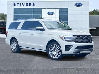 2024 Star White Metallic Tri-Coat Ford Expedition Max Platinum SUV 4 Door 4X4 Automatic
