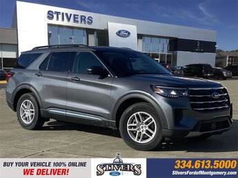 2025 Carbonized Gray Metallic Ford Explorer Active Automatic 4 Door SUV RWD