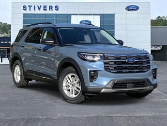 2025 Vapor Blue Metallic Ford Explorer Active RWD Automatic 4 Door 2.3L EcoBoost I-4 Engine