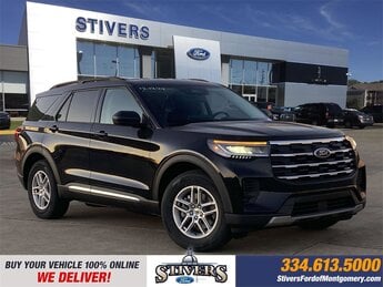 2025 Agate Black Metallic Ford Explorer Active Automatic 2.3L EcoBoost I-4 Engine SUV 4 Door RWD
