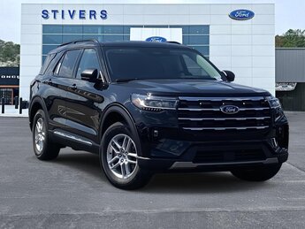 2025 Agate Black Metallic Ford Explorer Active RWD Automatic 2.3L EcoBoost I-4 Engine