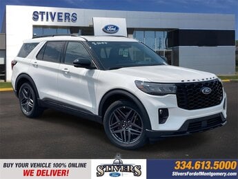 2025 Agate Black Metallic Ford Explorer ST SUV 4X4 Automatic