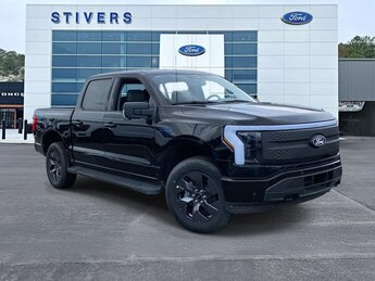 2025 Agate Black Metallic Ford F-150 Lightning Flash Automatic AWD Electric Motor Engine