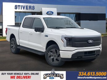 2025 Oxford White Ford F-150 Lightning Flash 4 Door Truck AWD Automatic