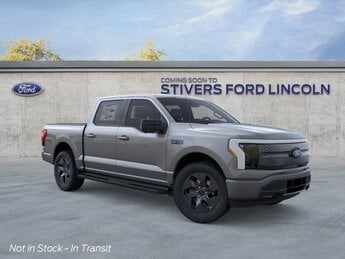 2025 Carbonized Gray Metallic Ford F-150 Lightning Flash Truck Automatic Electric Motor Engine AWD