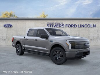 2025 Carbonized Gray Metallic Ford F-150 Lightning Flash Truck Automatic Electric Motor Engine AWD