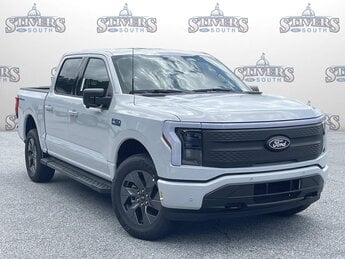 2025 Space White Metallic Ford F-150 Lightning Flash AWD 4 Door Automatic Electric Motor Engine