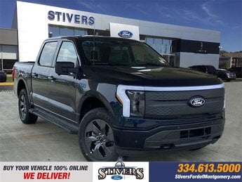 2025 Blue Metallic Ford F-150 Lightning Flash Automatic AWD Electric Motor Engine