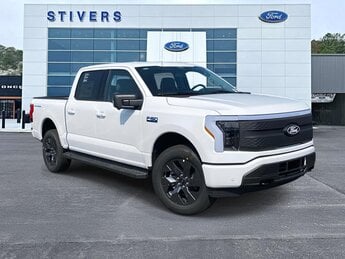 2025 Oxford White Ford F-150 Lightning Flash Truck Automatic Electric Motor Engine 4 Door