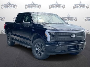 2025 Blue Metallic Ford F-150 Lightning Flash AWD Automatic 4 Door Truck Electric Motor Engine