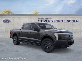 2025 Agate Black Metallic Ford F-150 Lightning Flash Truck 4 Door Automatic AWD Electric Motor Engine