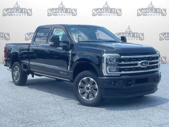 2025 Agate Black Metallic Ford Super Duty F-250 SRW King Ranch 6.7L High Output Power Stroke V8 Diesel Engine Automatic Truck 4X4