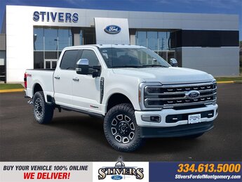 2024 Star White Metallic Tri-Coat Ford Super Duty F-250 SRW Platinum 4X4 Automatic Truck