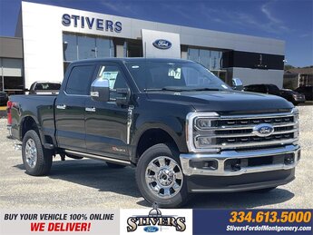 2025 Agate Black Metallic Ford Super Duty F-250 SRW King Ranch 4 Door Automatic 4X4 6.7L High Output Power Stroke V8 Diesel Engine