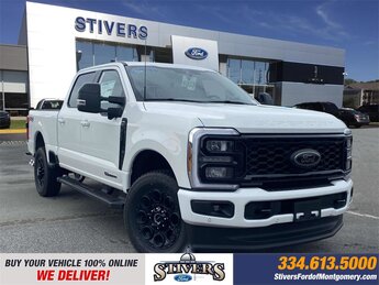 2025 Star White Metallic Tri-Coat Ford Super Duty F-350 SRW Lariat 4X4 Power Stroke 6.7L V8 DI 32V OHV Turbodiesel Engine Automatic Truck 4 Door