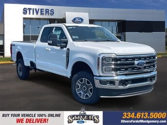 2024 Oxford White Ford Super Duty F-350 SRW Lariat Truck 4X4 7.3L V8 PFI OHV 16V Federal 430hp Engine 4 Door Automatic