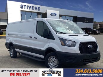 2024 Oxford White Ford Transit-250 Base Van 3 Door 3.5L V6 Flex Fuel Engine RWD
