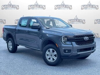 2025 Carbonized Gray Metallic Ford Ranger XL 4 Door Truck EcoBoost 2.3L I4 GTDi DOHC Turbocharged VCT Engine