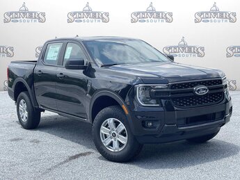 2025 Shadow Black Ford Ranger XL Truck 4 Door EcoBoost 2.3L I4 GTDi DOHC Turbocharged VCT Engine Automatic