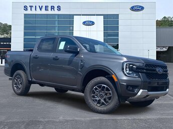 2025 Carbonized Gre Ford Ranger XLT EcoBoost 2.3L I4 GTDi DOHC Turbocharged VCT Engine Truck 4X4 Automatic 4 Door