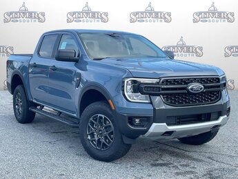 2025 Azure Gray Metallic Tri-Coat Ford Ranger XLT Automatic 4X4 2.7L EcoBoost V6 Engine