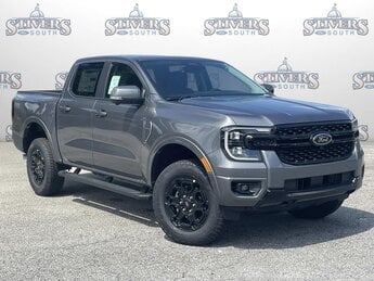 2025 Gray Metallic Ford Ranger Lariat 2.7L EcoBoost V6 Engine Truck 4X4 4 Door