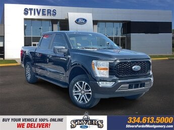 2021 Black Ford F-150 XL RWD 4 Door Automatic 2.7L V6 EcoBoost Engine Truck