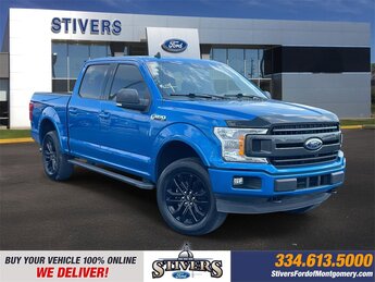 2020 Blue Ford F-150 XLT 4 Door Truck Automatic 4X4 3.5L V6 EcoBoost Engine
