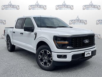 2025 Oxford White Ford F-150 STX 2.7L V6 EcoBoost Engine Truck 4 Door RWD