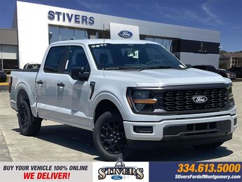 2025 Space White Metallic Ford F-150 STX 4 Door RWD Automatic Truck