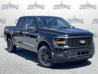 2025 Black Metallic Ford F-150 STX Automatic 4X4 Truck 4 Door 2.7L V6 EcoBoost Engine