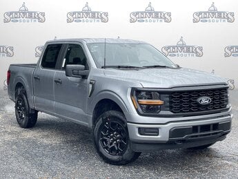 2025 Silver Metallic Ford F-150 STX Automatic Truck 4 Door 4X4 2.7L V6 EcoBoost Engine