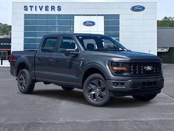 2025 White Metallic Ford F-150 STX Truck Automatic 4 Door 4X4 2.7L V6 EcoBoost Engine
