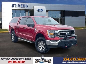 2022 Rapid Red Metallic Tinted Clearcoat Ford F-150 XLT 3.5L V6 EcoBoost Engine 4X4 Automatic Truck 4 Door