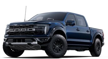 2025 Antimatter Blue Metallic Ford F-150 Raptor 4X4 Truck 4 Door Automatic 3.5L V6 EcoBoost Engine