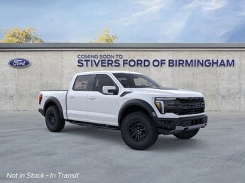 2025 Oxford White Ford F-150 Raptor 4X4 4 Door Automatic 3.5L V6 EcoBoost Engine Truck