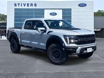 2025 Space White Metallic Ford F-150 Raptor Truck Automatic 4X4