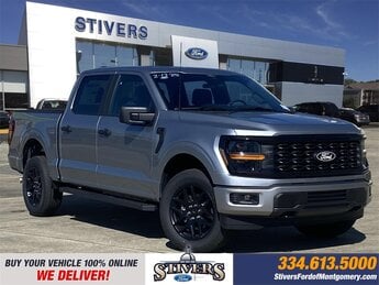 2025 Iconic Silver Metallic Ford F-150 STX 4 Door 4X4 Truck 5.0L V8 Engine