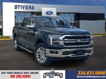 2025 Agate Black Metallic Ford F-150 Lariat Truck 4 Door Automatic 4X4