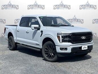 2025 Space White Metallic Ford F-150 Lariat 3.5L PowerBoost Full-Hybrid V6 Engine Truck 4 Door 4X4 Automatic