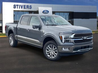 2025 Carbonized Gray Metallic Ford F-150 King Ranch Truck 4 Door 3.5L PowerBoost Full-Hybrid V6 Engine 4X4 Automatic
