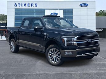 2025 Black Metallic Ford F-150 King Ranch 4 Door 3.5L PowerBoost Full-Hybrid V6 Engine Automatic 4X4
