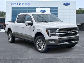 2025 Star White Metallic Tri-Coat Ford F-150 King Ranch Automatic 4 Door 3.5L PowerBoost Full-Hybrid V6 Engine 4X4 Truck