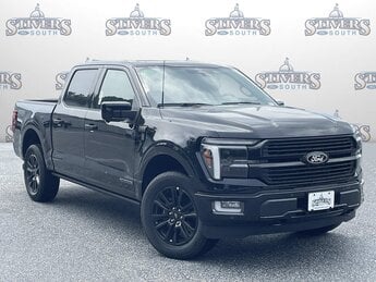 2025 Black Metallic Ford F-150 Platinum 4 Door Automatic 3.5L PowerBoost Full-Hybrid V6 Engine 4X4 Truck