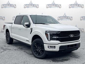 2025 Star White Metallic Tri-Coat Ford F-150 Platinum 4X4 Truck 4 Door 3.5L PowerBoost Full-Hybrid V6 Engine Automatic