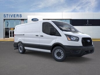 2025 Oxford White Ford Transit-150 Base 3.5L V6 Flex Fuel Engine RWD Automatic