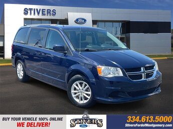 2015 True Blue Pearlcoat Dodge Grand Caravan SXT 4 Door 3.6L V6 24V VVT Engine Van