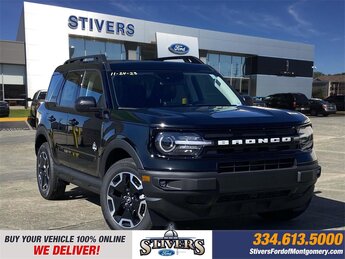 2024 Shadow Black Ford Bronco Sport Outer Banks 1.5L EcoBoost Engine SUV Automatic 4 Door
