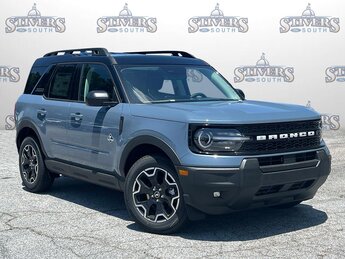 2025 Azure Gray Metallic Ford Bronco Sport Outer Banks 4 Door SUV 1.5L EcoBoost Engine